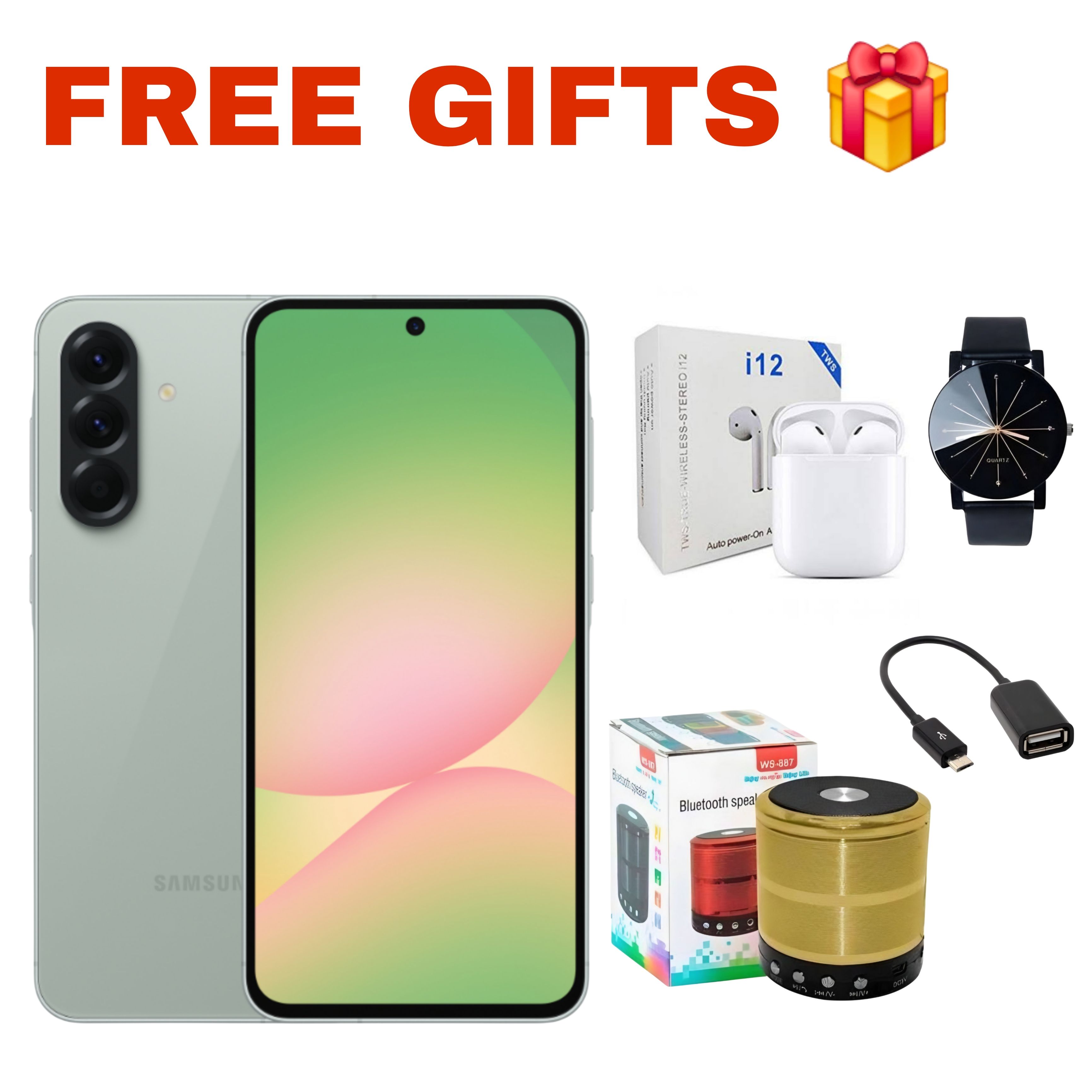 Samsung Galaxy A56 5G 256GB+8GB 120Hz 6.7" Super AMOLED 50MP+12MP Triple Camera IP67 Dust/Water Resistant Android 15+(6 Years Android Updates) 5000mAh 45W 65% in 30Min Type-C SmartPhone Mobile Phone