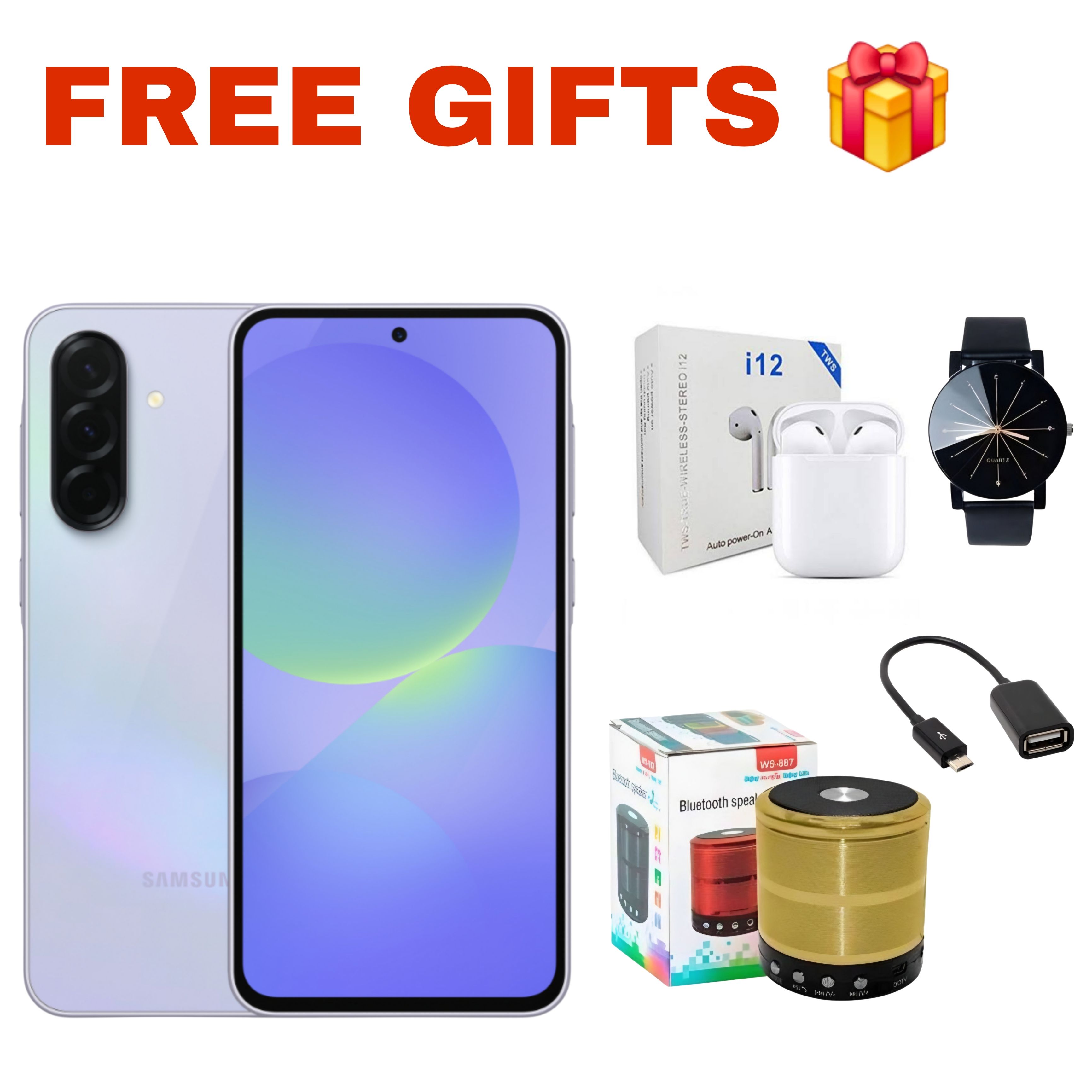 [NewArrival] Samsung Galaxy A36 5G 256GB+8GB 120Hz 6.7" AMOLED 50MP Triple Camera IP67 Dust/Water Resistant Android 15 5000mAh 45W 65% in 30Min Type-C Smart Phones Fingerprint Unlock