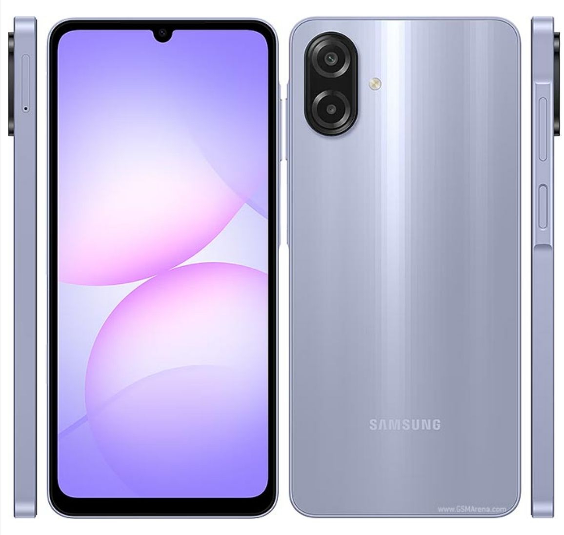 [New Arriva] Samsung Galaxy A07 128GB+4GB 6.7" PLS LCD 90Hz Screen Display Dual SIM (50+2)MP+ 8MP Front Camera 5000mAh Battery 25W Charge IP54 Android 15(6 Years Updates) AI Smartphones A06