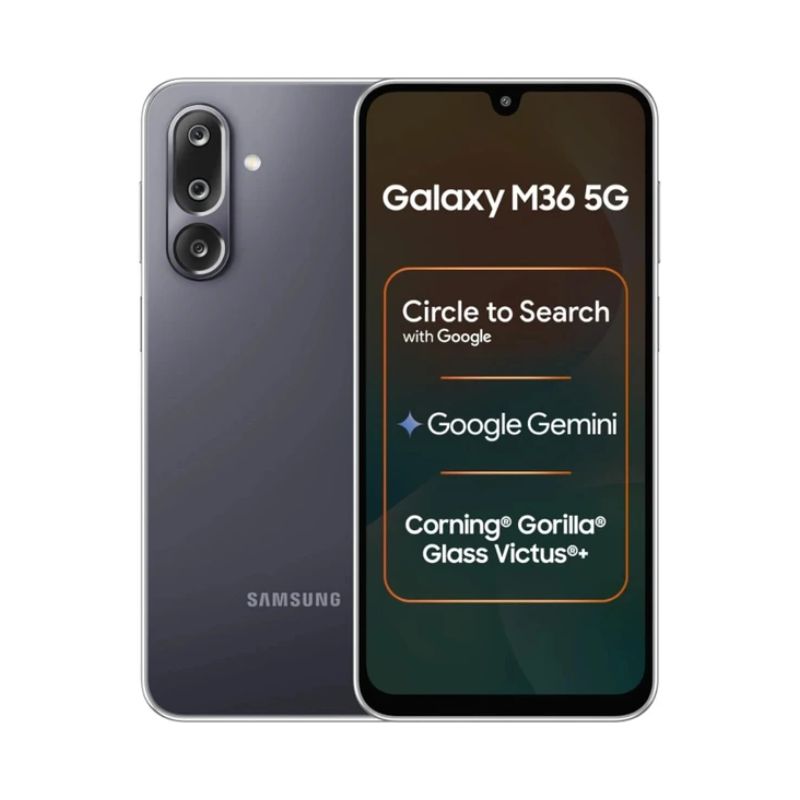 [Black Friday Deal] Samsung Galaxy M36 5G 128GB+12(6+6)GB 6.7" 120Hz Super AMOLED Dual SIM (50+8+2)MP Rear Camera 13MP Front 5000mAh Battery 25W Fast Charge Better Than Galaxy M35 AI Smartphones