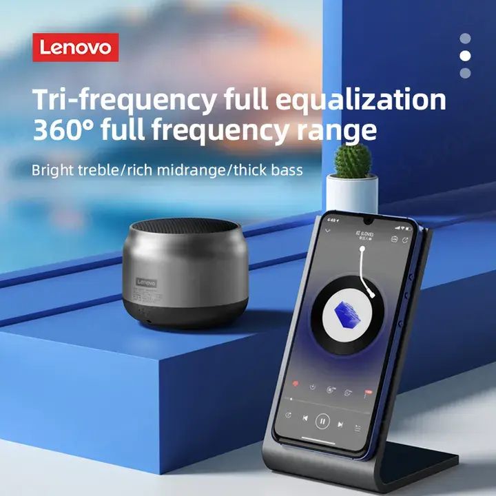 Lenovo K3 Bluetooth speaker, MusiBaby speaker, outdoor, portable, waterproof, wireless speaker, dual pairing, Bluetooth 5.0, loud stereo, HIFI sound quality, booming bass, 6 hours of family and party