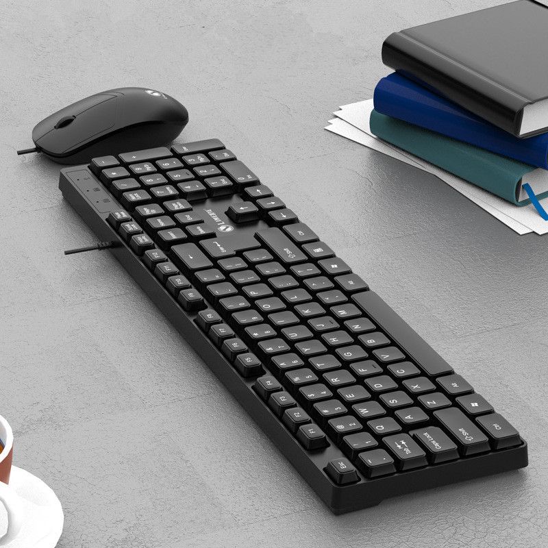 Limei T15 office wired keyboard and mouse set USB office keyboard and mouse universal