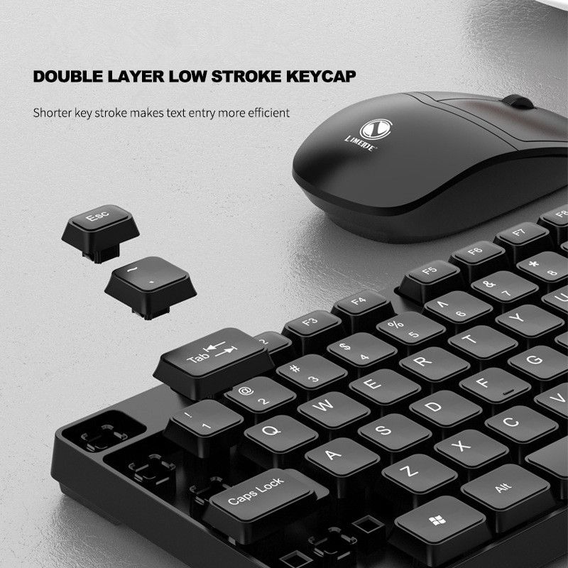 Limei T15 office wired keyboard and mouse set USB office keyboard and mouse universal