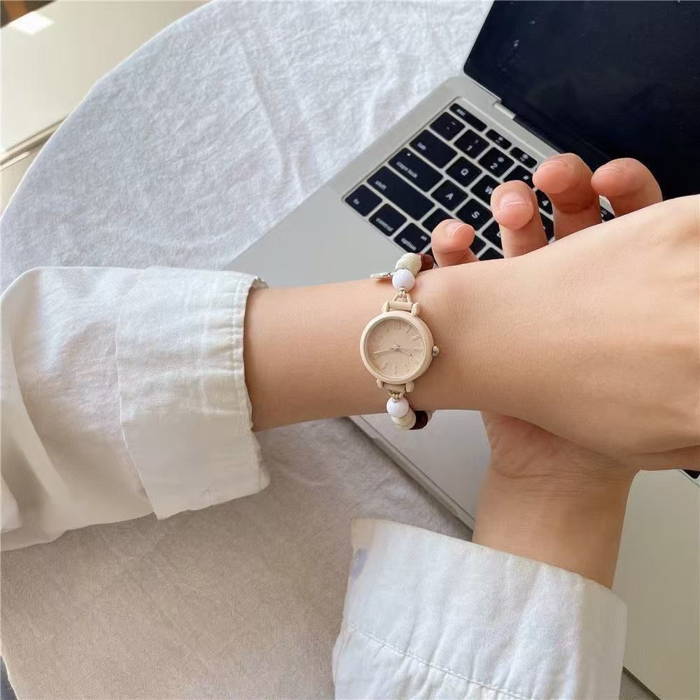 DIY girlfriend bracelet watch female student ins Xiaozhongsen retro Mori simple small fresh and versatile
