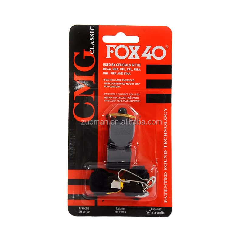 Best Seller Fox 40 Professional Referee Fox Whistle Large Volume for Football Basketball Sports Teaching & Training