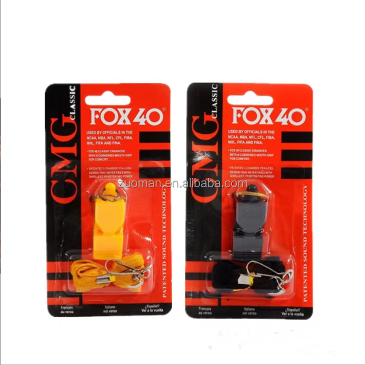 Best Seller Fox 40 Professional Referee Fox Whistle Large Volume for Football Basketball Sports Teaching & Training