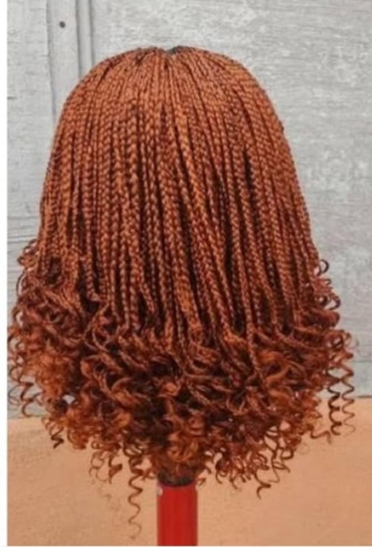 short tatu braided wig
