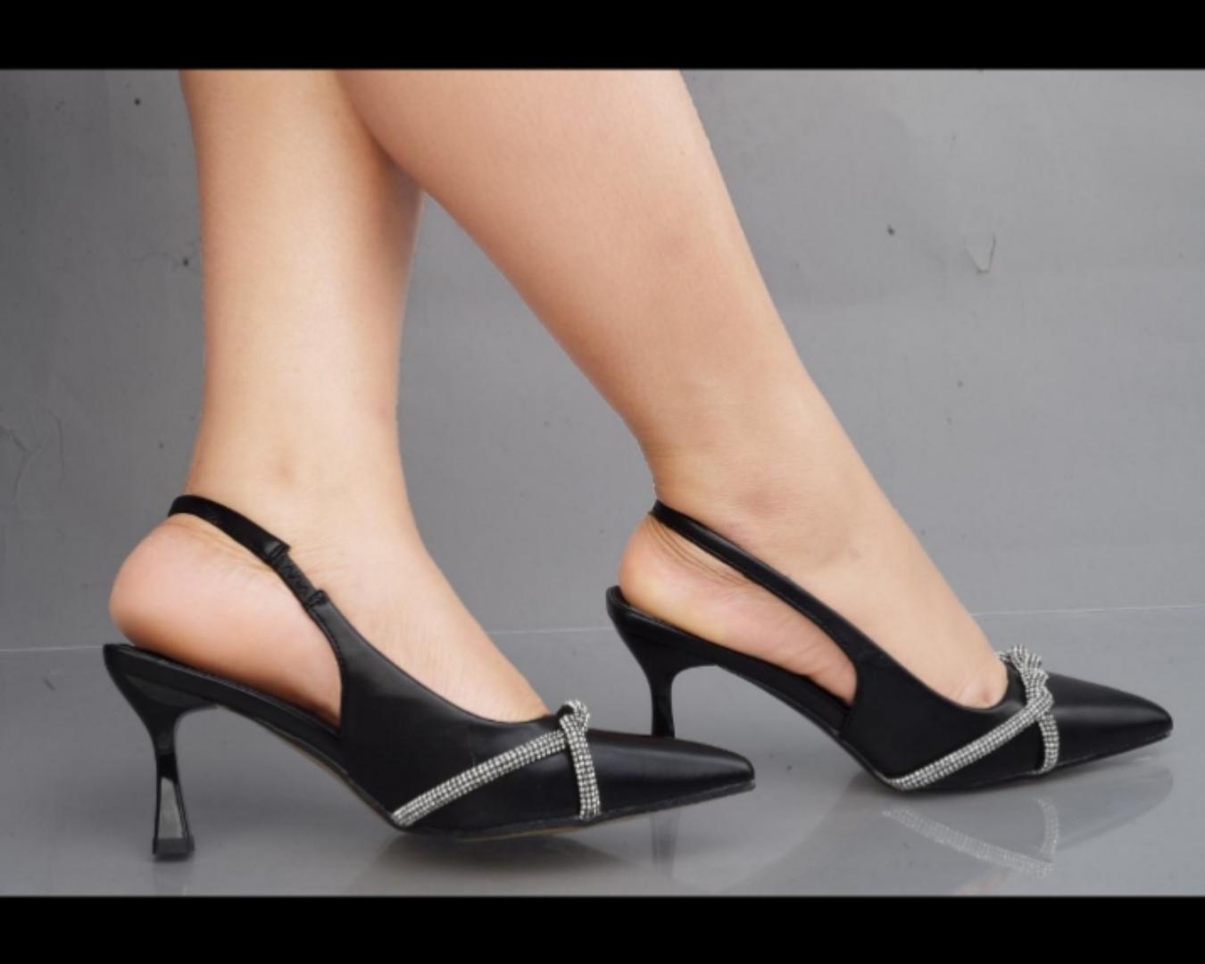 New arrivals women's fashion high heels Ladies PU artificial leather shoes business stiletto heels shoes Girls office work shoes Soft soled non-slip shoes