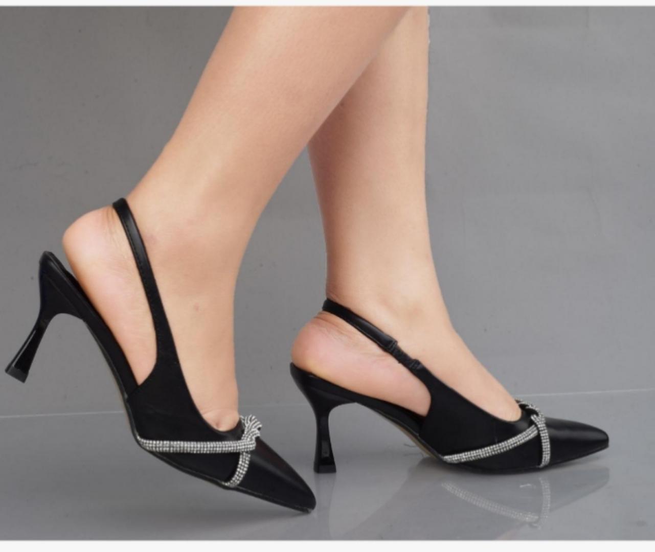 New arrivals women's fashion high heels Ladies PU artificial leather shoes business stiletto heels shoes Girls office work shoes Soft soled non-slip shoes