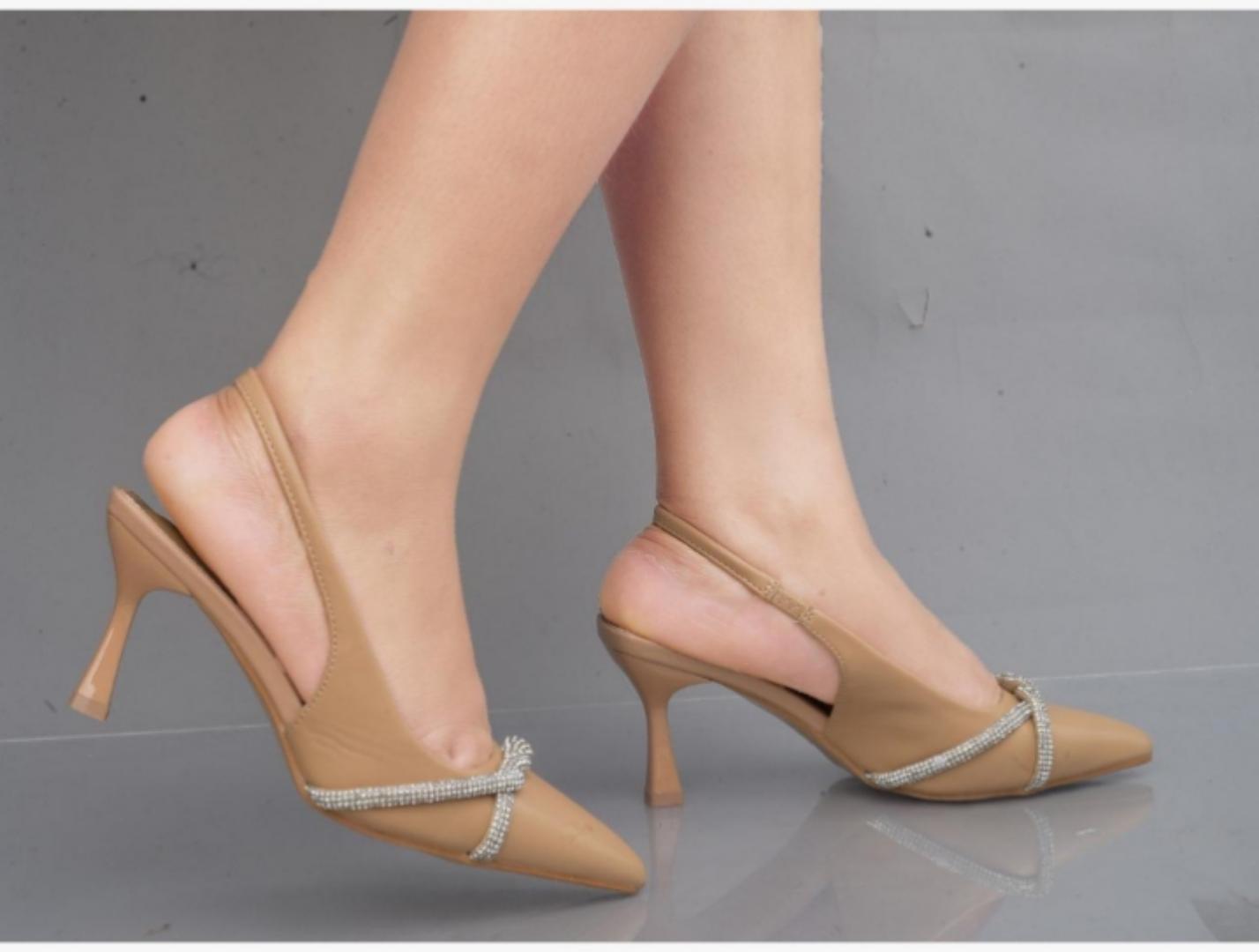 New arrivals women's fashion high heels Ladies PU artificial leather shoes business stiletto heels shoes Girls office work shoes Soft soled non-slip shoes