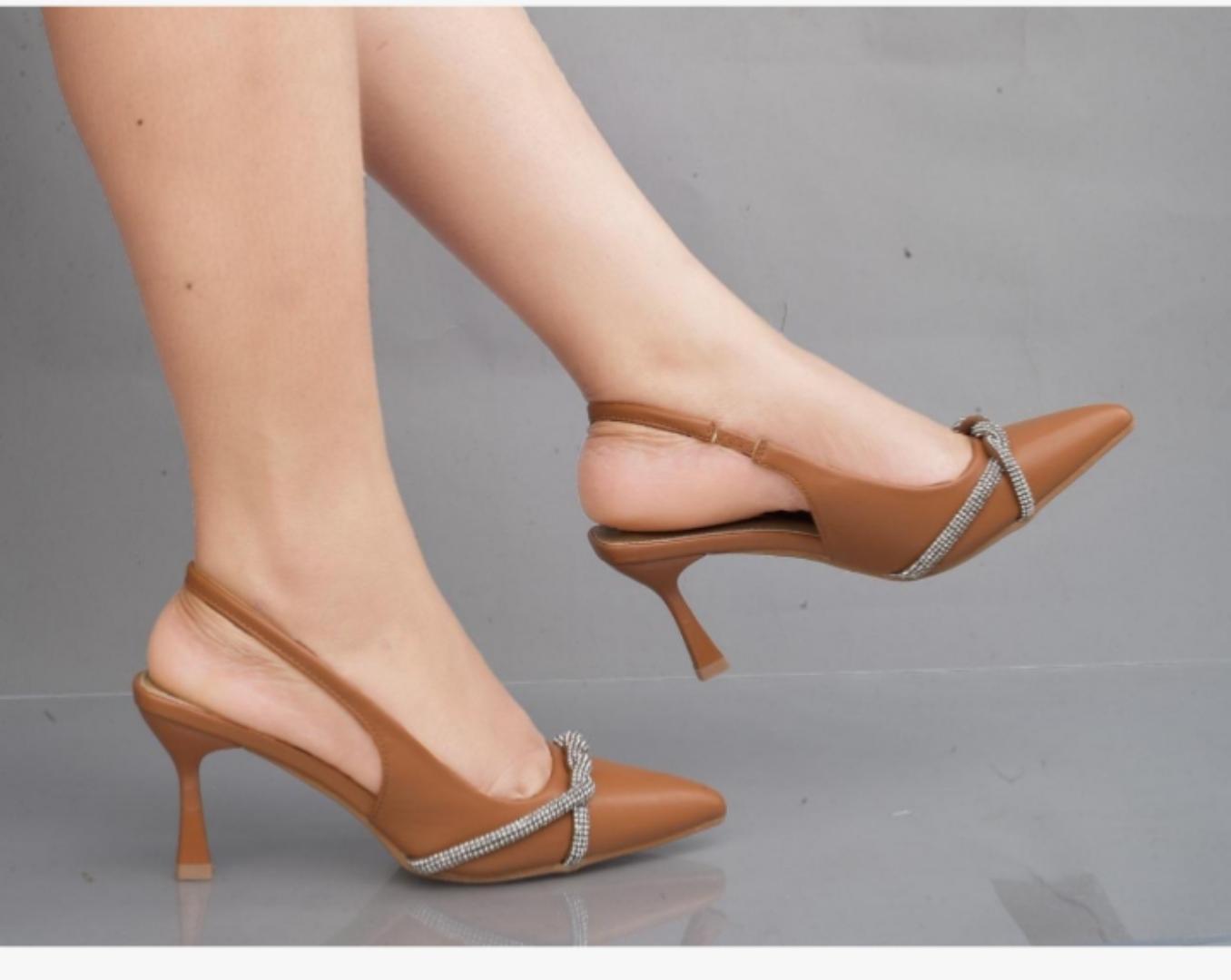 New arrivals women's fashion high heels Ladies PU artificial leather shoes business stiletto heels shoes Girls office work shoes Soft soled non-slip shoes