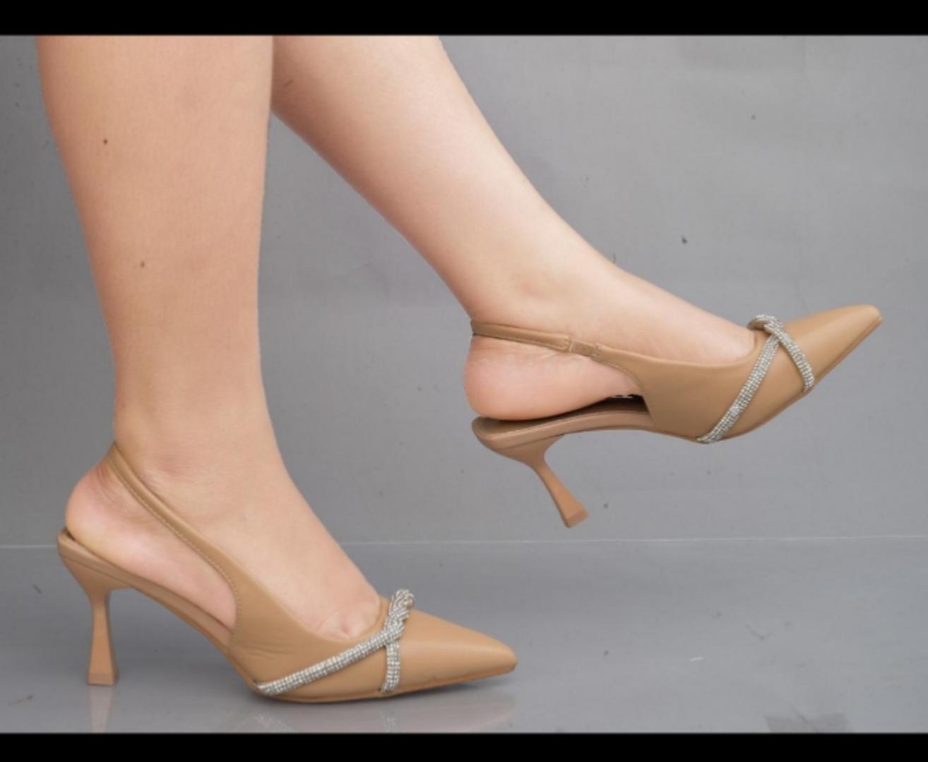 New arrivals women's fashion high heels Ladies PU artificial leather shoes business stiletto heels shoes Girls office work shoes Soft soled non-slip shoes