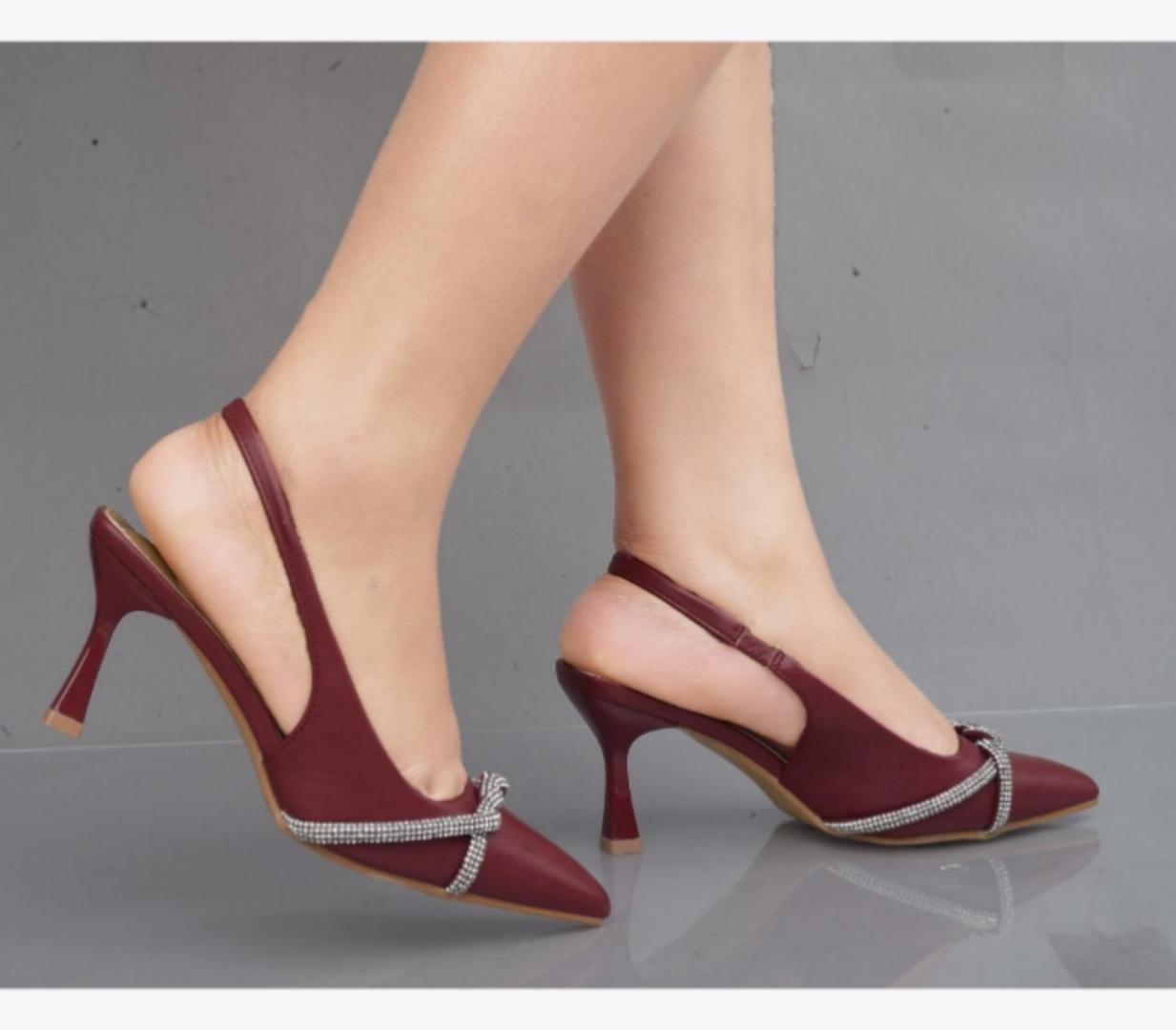 New arrivals women's fashion high heels Ladies PU artificial leather shoes business stiletto heels shoes Girls office work shoes Soft soled non-slip shoes