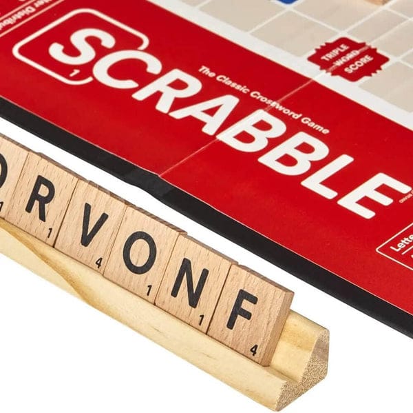 Scrabble Board Game, Classic Word Game for Kids Ages 8 and Up, Fun Family Game for 2-4 Players, The Classic Crossword Game