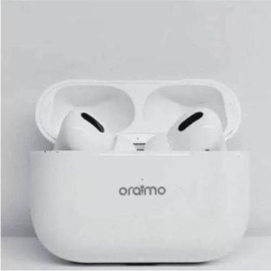 Oraimo Airbuds 5 True Wireless Rich and Immersive Heavy Bass sound Earpods, Airpods, Earbuds, Headphones, Earphones Bluetooth Connection For Android And IOS Comfort Ear fit And Stereo Sound with Free