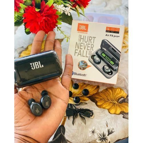 Jbl Air F9 Pro + Ear Buds Wireless Airpods, Bluetooth 5.3 Headphones In Ear, Bluetooth Earphones with Built-in Microphone, Wireless Ear Buds, Bluetooth Earbuds with Mic, Charging