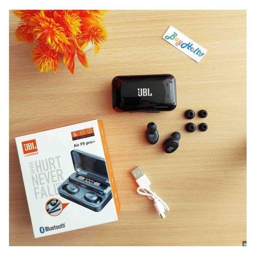 Jbl Air F9 Pro + Ear Buds Wireless Airpods, Bluetooth 5.3 Headphones In Ear, Bluetooth Earphones with Built-in Microphone, Wireless Ear Buds, Bluetooth Earbuds with Mic, Charging