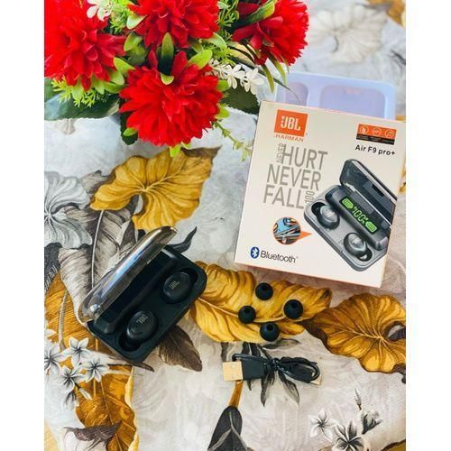 Jbl Air F9 Pro + Ear Buds Wireless Airpods, Bluetooth 5.3 Headphones In Ear, Bluetooth Earphones with Built-in Microphone, Wireless Ear Buds, Bluetooth Earbuds with Mic, Charging