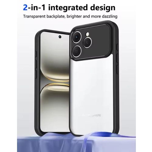 Tecno Spark 40 Transparent, Clear And Colorless Edges Unique And Stylish Maximum Protection Comfortable Grip Phone Case/ Cover