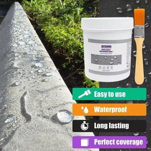 Jaysuing Super Strong Invisible Waterproof Anti-Leakage Agent Waterproof Insulating sealant Clear Transparent Waterproof Coating Agent for Home, Bathroom, and Roof