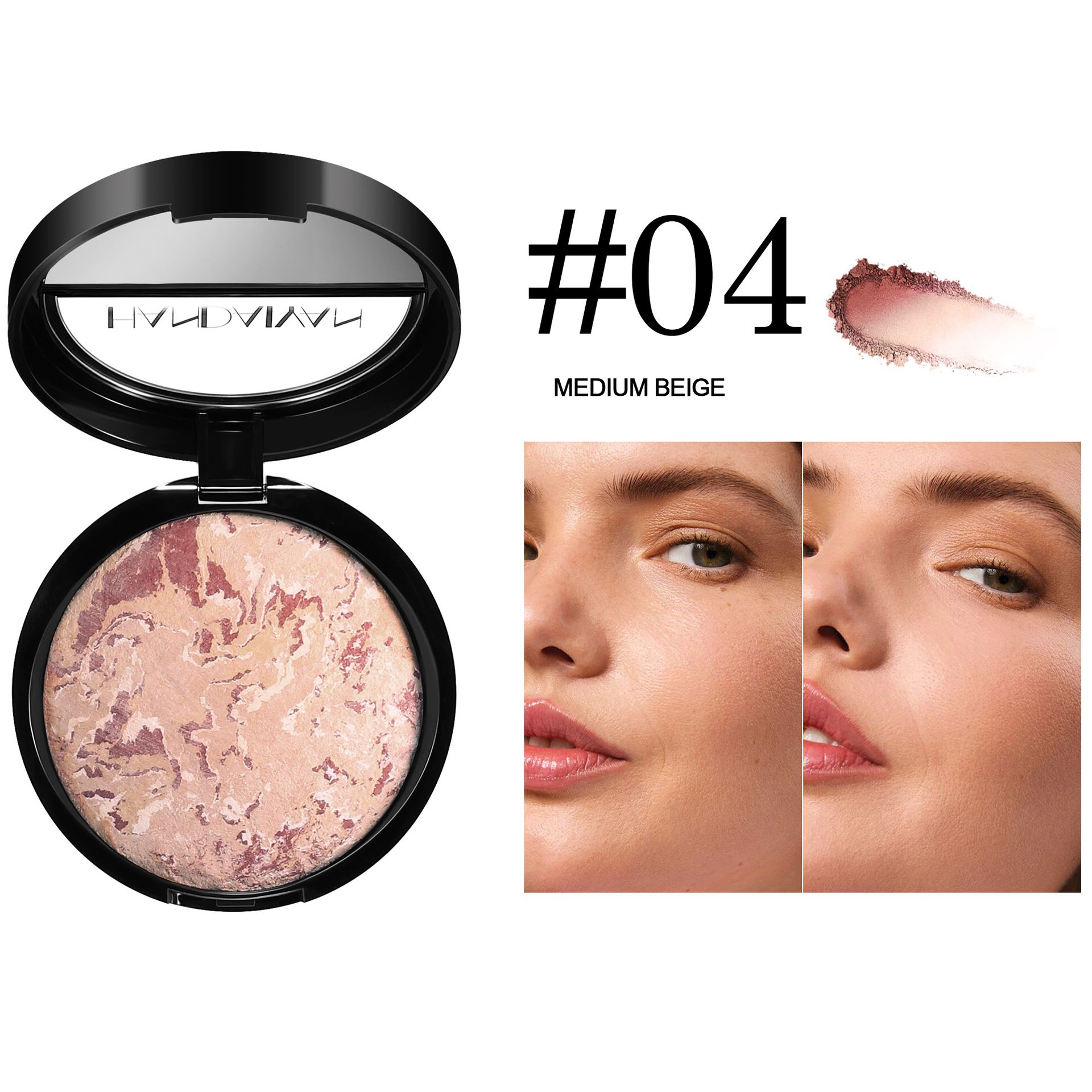 Highlighting Finishing Setting Powder Pearlized Oil Control Baking Powder HANDAIYAN Concealing Powder Setting Powder