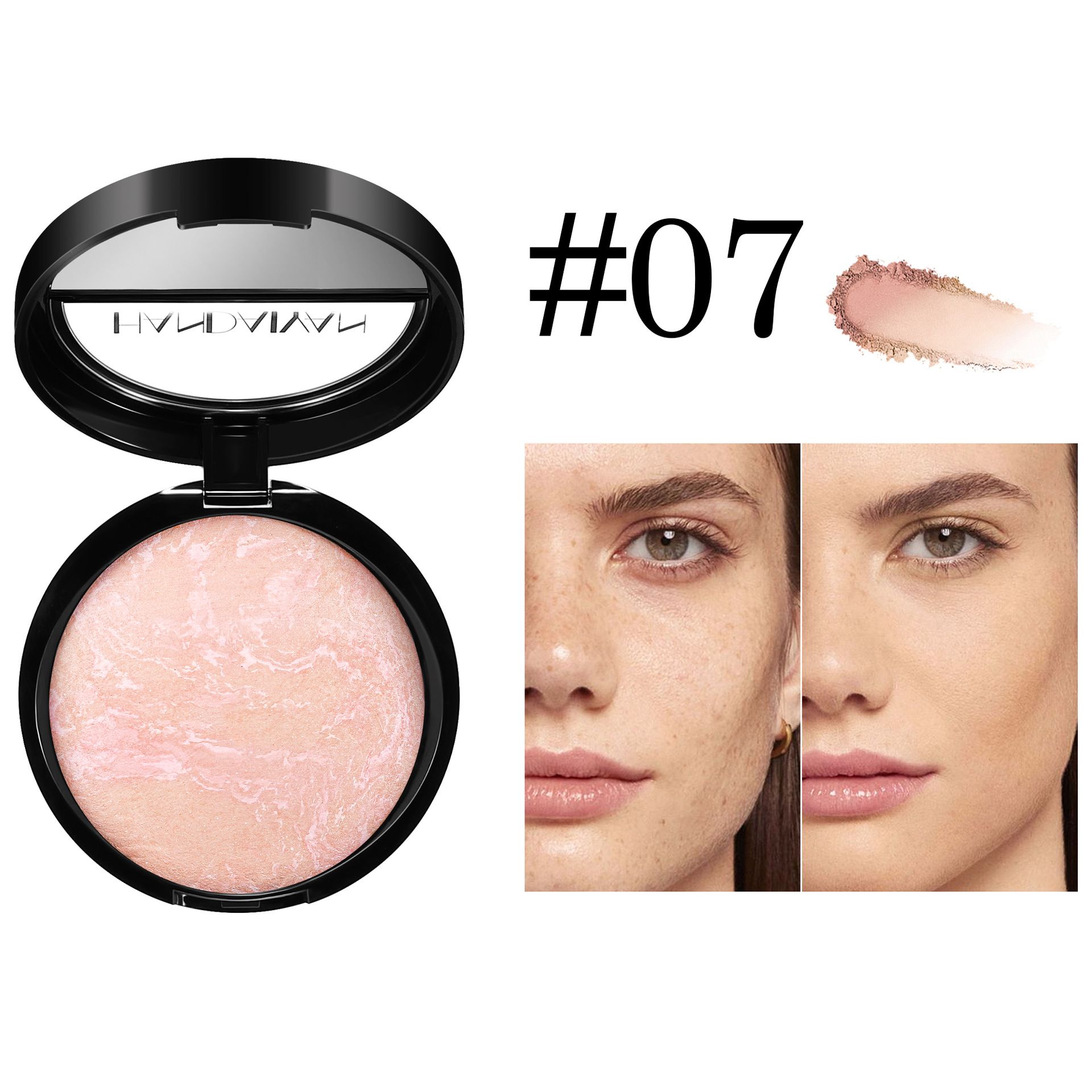 Highlighting Finishing Setting Powder Pearlized Oil Control Baking Powder HANDAIYAN Concealing Powder Setting Powder
