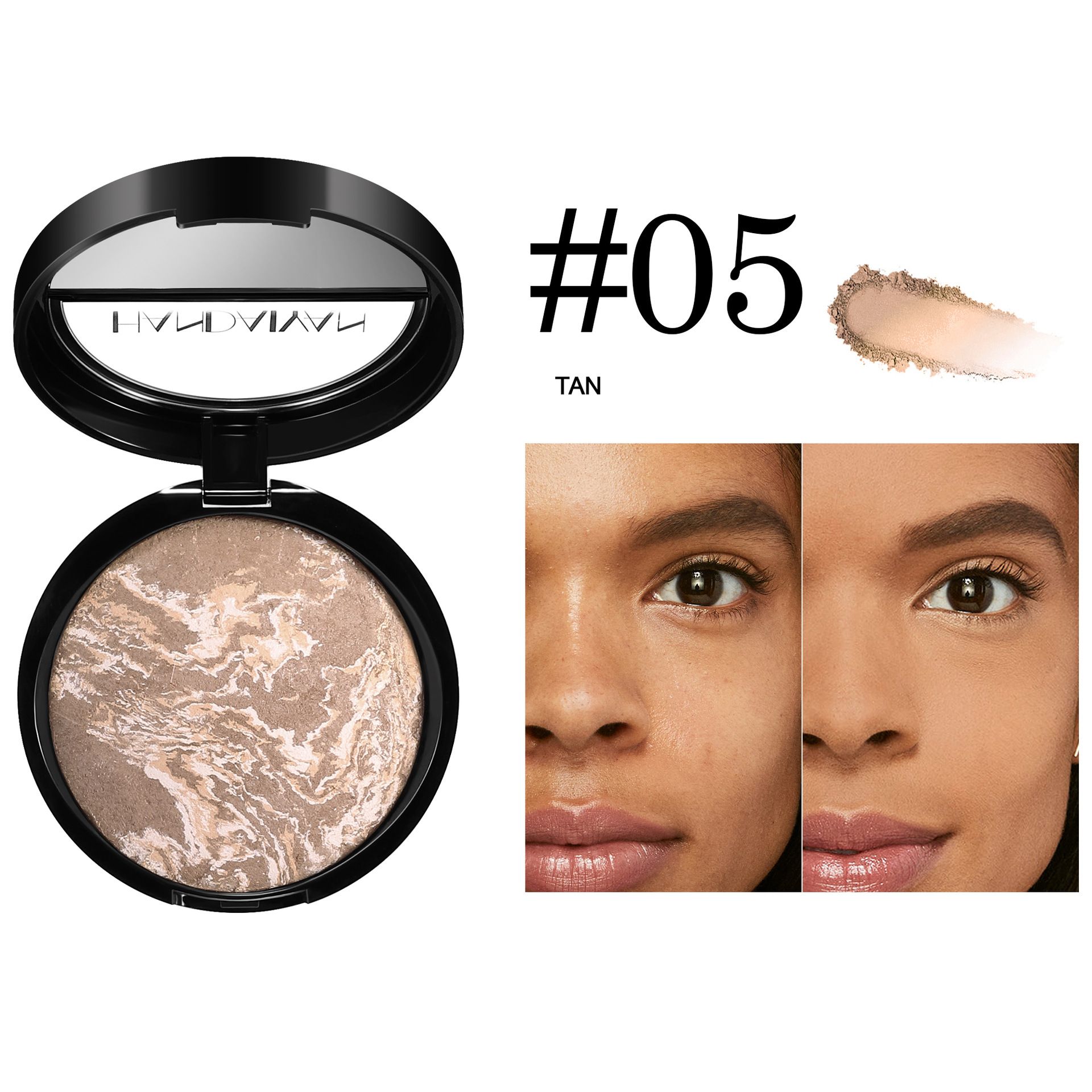 Highlighting Finishing Setting Powder Pearlized Oil Control Baking Powder HANDAIYAN Concealing Powder Setting Powder