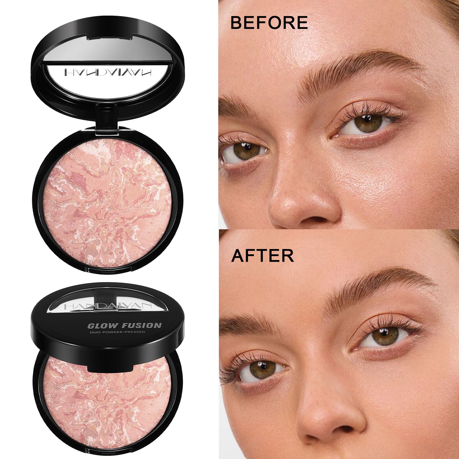 Highlighting Finishing Setting Powder Pearlized Oil Control Baking Powder HANDAIYAN Concealing Powder Setting Powder