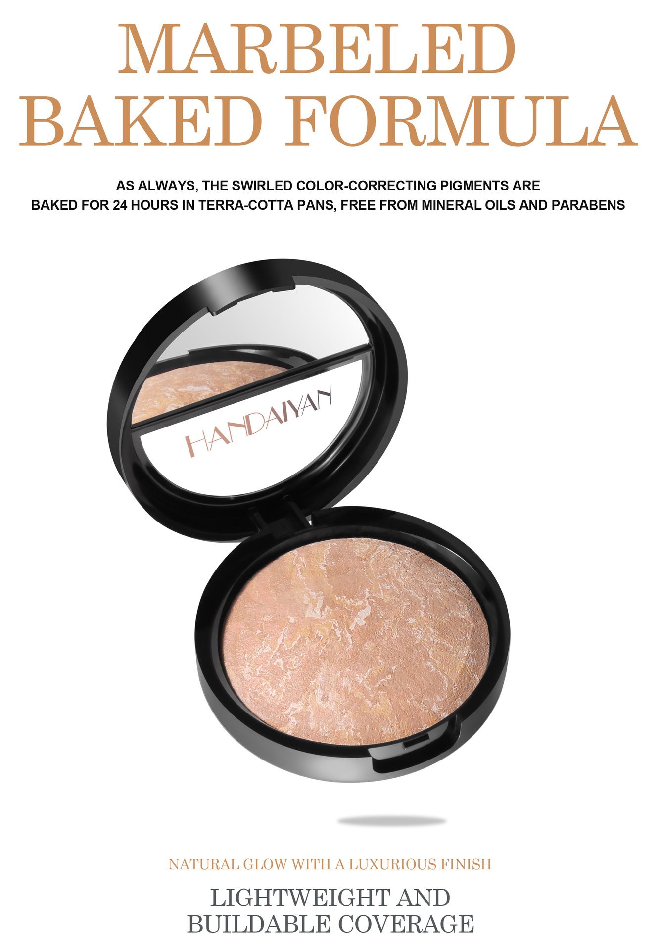 Highlighting Finishing Setting Powder Pearlized Oil Control Baking Powder HANDAIYAN Concealing Powder Setting Powder