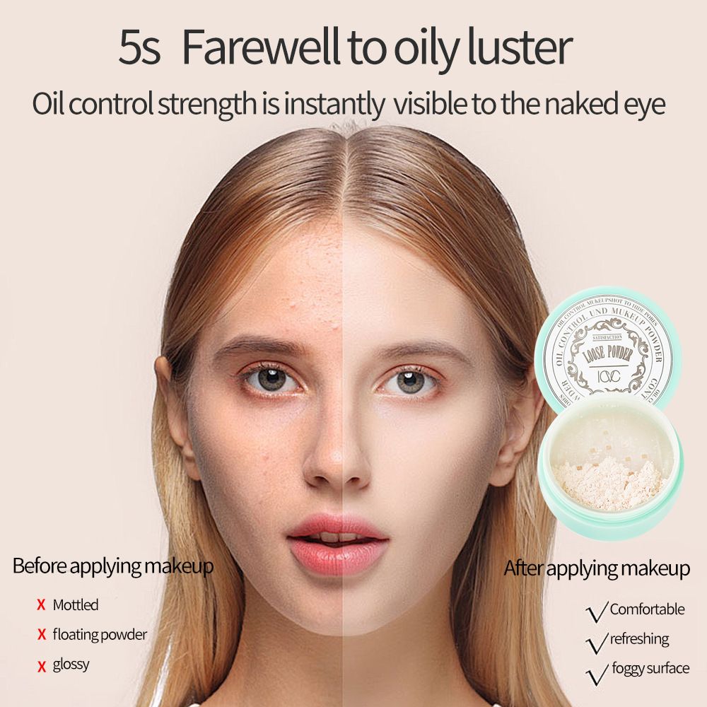 ICVC - Tricolor Fixing Powder Waterproof and Oil Control Concealer