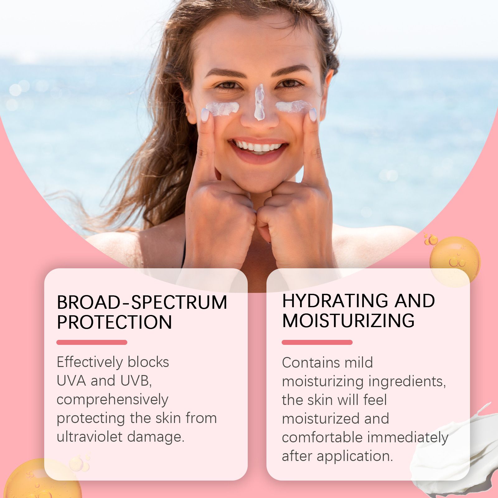 JAYSUING - Hot Selling UV Sunscreen Stick SPF50 for Moisturizing Skin Sunscreen Stick