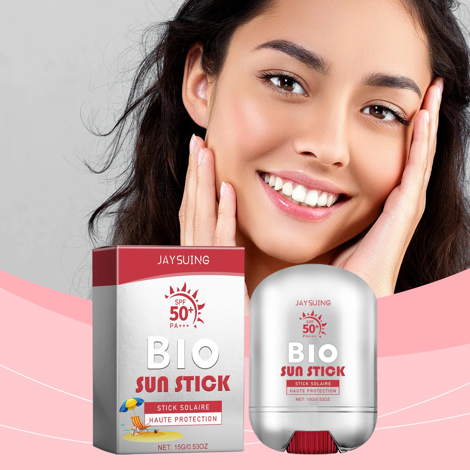 JAYSUING - Hot Selling UV Sunscreen Stick SPF50 for Moisturizing Skin Sunscreen Stick