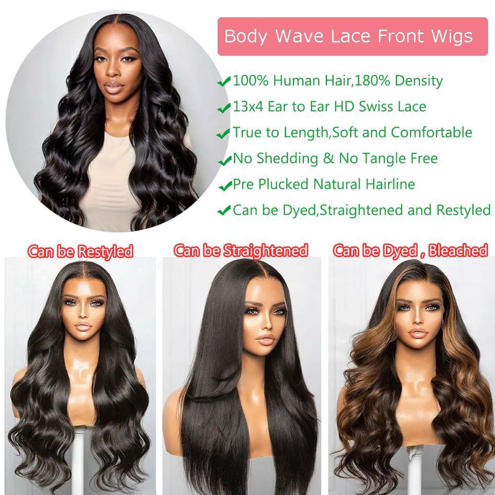 Wig Women's Black Big Wave Long Curled Hair Front Lace Real Hair Hoodie