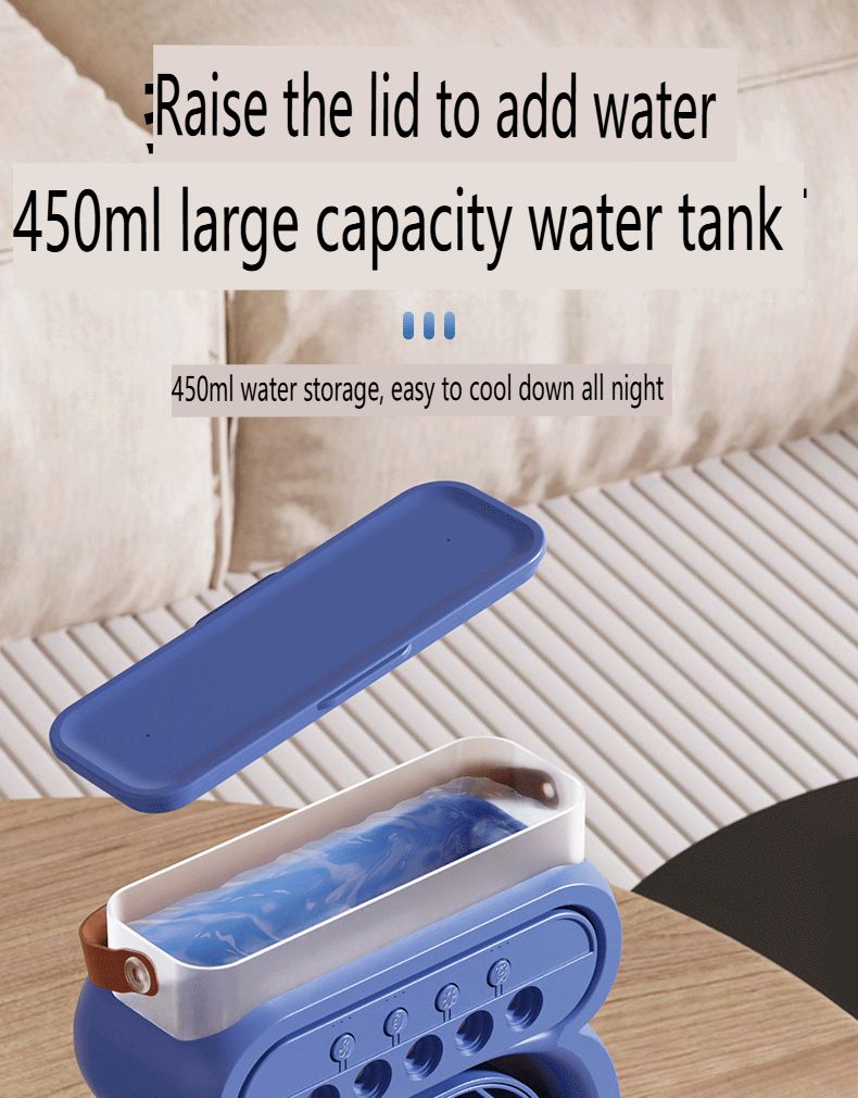 2025 New Enlarged Mini Humidifier USB Spray Fan Watering Outdoor Portable Office Angle Adjustable