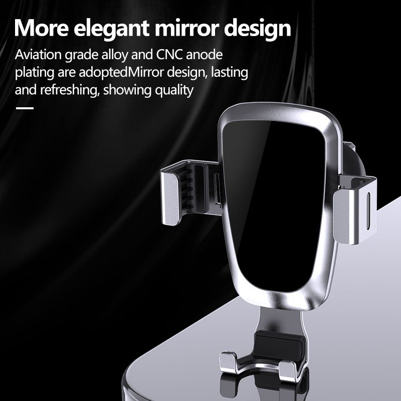Ultra Stable Ventilation Port Mobile Phone Car Holder with 2025 Metal Hook Clip