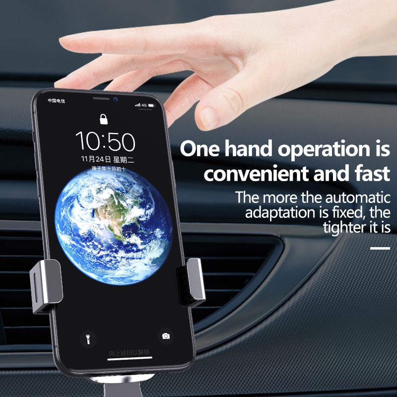 Ultra Stable Ventilation Port Mobile Phone Car Holder with 2025 Metal Hook Clip