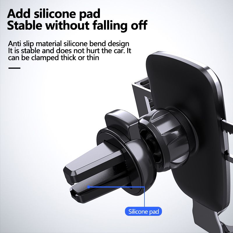 Ultra Stable Ventilation Port Mobile Phone Car Holder with 2025 Metal Hook Clip
