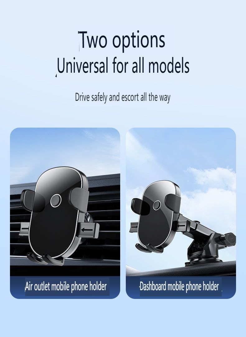 Car Navigation Car Phone Holder with Suction Cup Type Air Outlet Car Phone Holder Truck Anti Shake Support Bracket