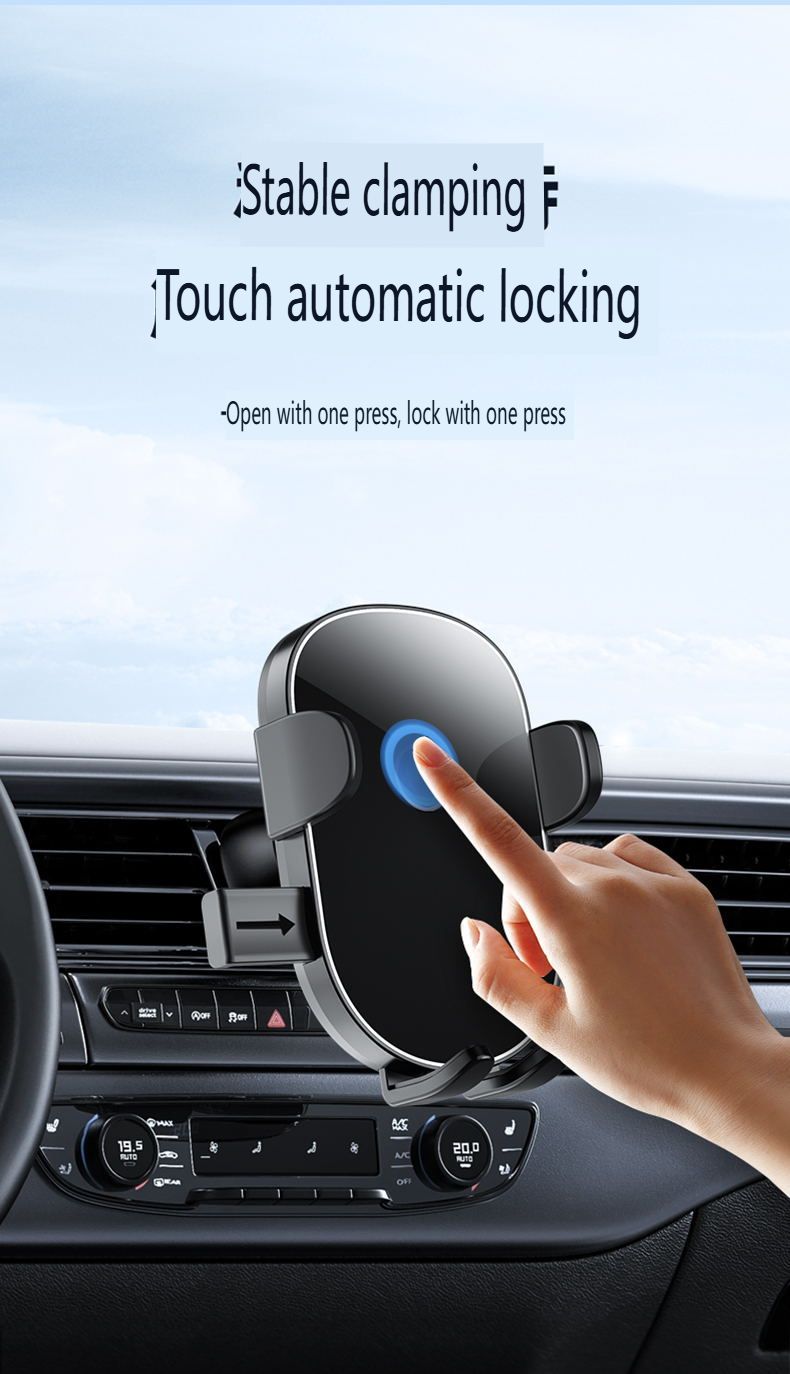 Car Navigation Car Phone Holder with Suction Cup Type Air Outlet Car Phone Holder Truck Anti Shake Support Bracket