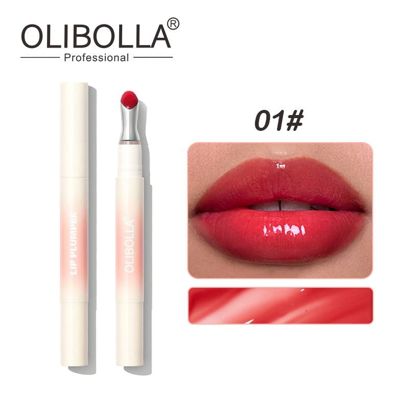 Water Light Lip Glaze Easy to Color Long-lasting Moisturizing Non-stick Cup Lipstick Lip Cream, Dudu Lip Lipstick