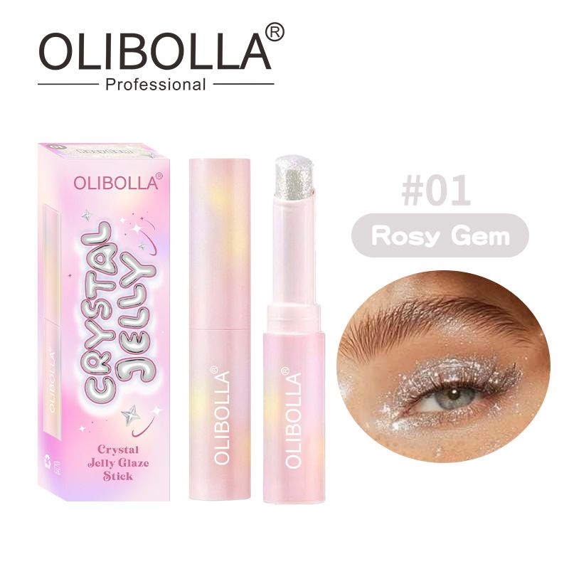 High-gloss Eyeshadow Crystal Jelly, High-gloss Eyeshadow Super Shiny and More Color Eyeshadow Highlight Stick