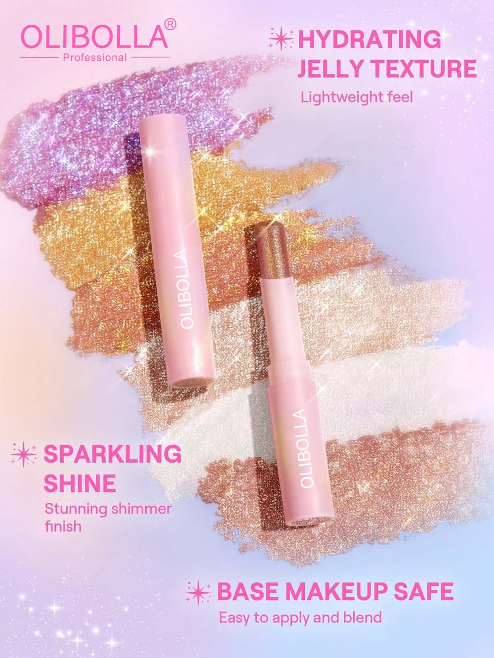 High-gloss Eyeshadow Crystal Jelly, High-gloss Eyeshadow Super Shiny and More Color Eyeshadow Highlight Stick view 10
