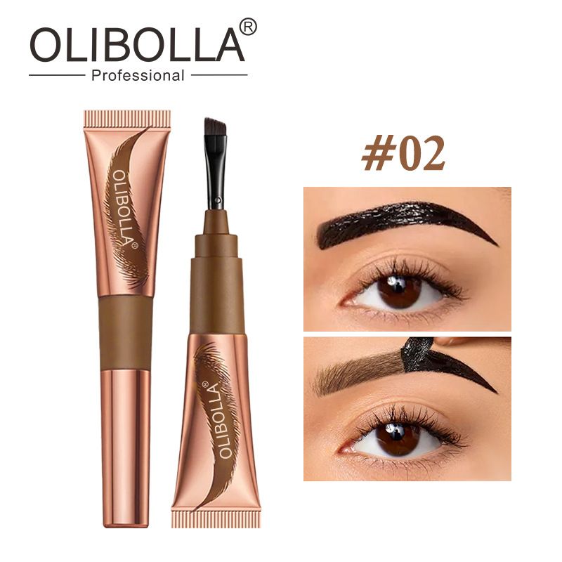 Tear-pull Eyebrow Glue Eyebrow Cream Waterproof Long-lasting Styling Non-fading Eyebrow Dye Semi-permanent Eyebrow Pencil view 2