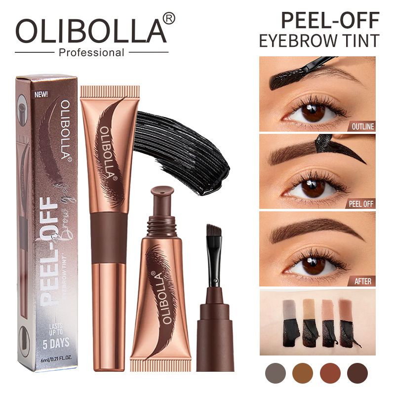 Tear-pull Eyebrow Glue Eyebrow Cream Waterproof Long-lasting Styling Non-fading Eyebrow Dye Semi-permanent Eyebrow Pencil view 8