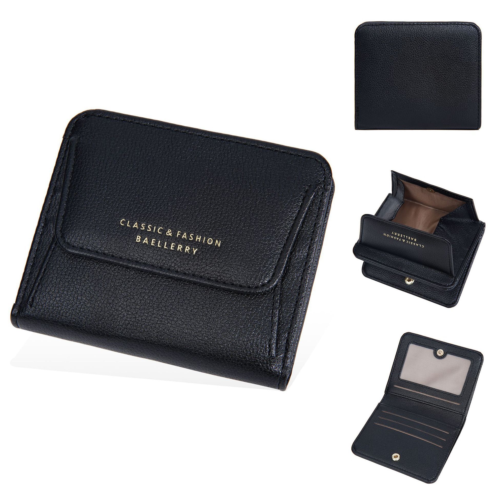 Short Wallet, Women's High-End Fashion Wallet, Women's Coin Purse, Mini Mallet