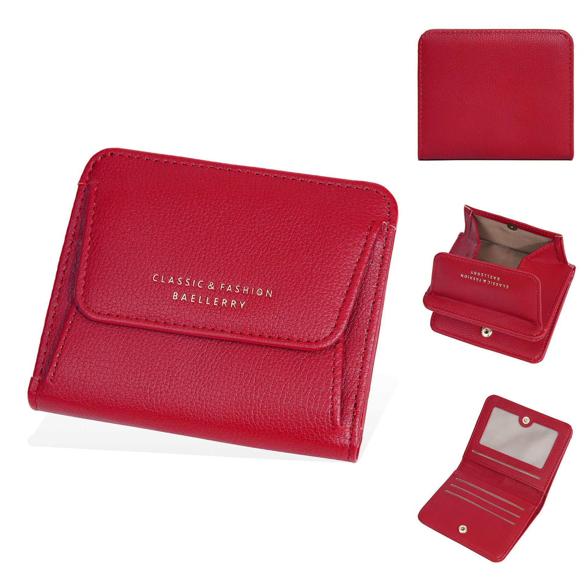 Short Wallet, Women's High-End Fashion Wallet, Women's Coin Purse, Mini Mallet