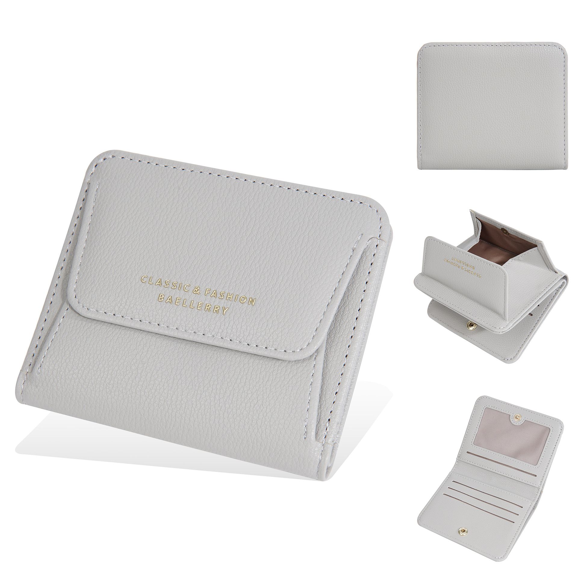 Short Wallet, Women's High-End Fashion Wallet, Women's Coin Purse, Mini Mallet