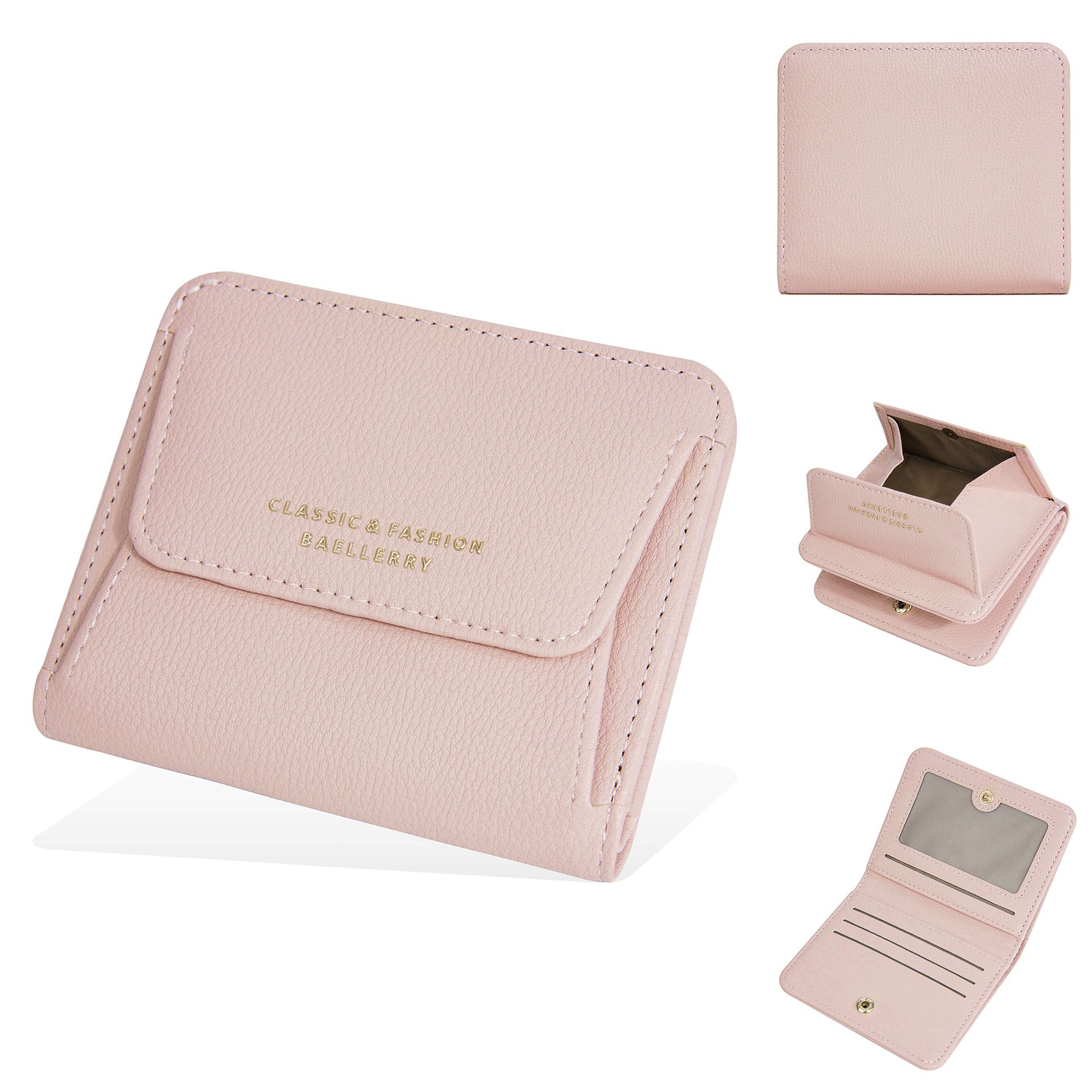 Short Wallet, Women's High-End Fashion Wallet, Women's Coin Purse, Mini Mallet