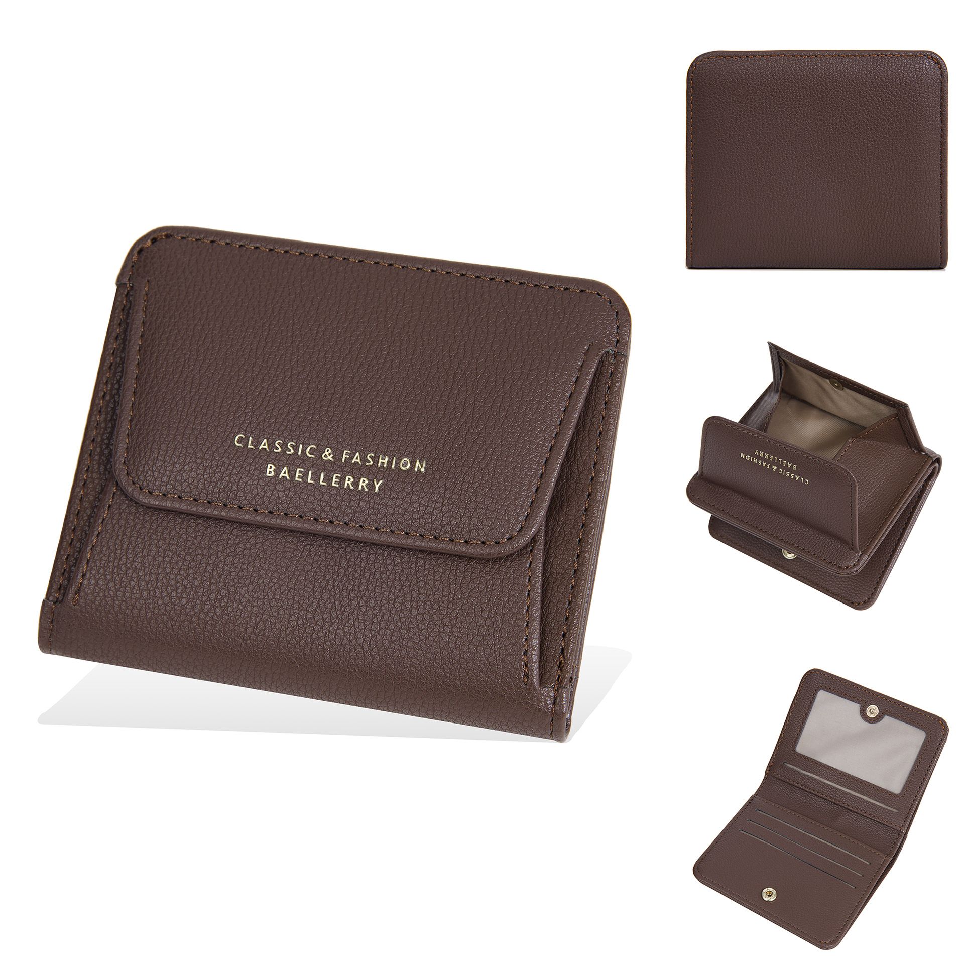 Short Wallet, Women's High-End Fashion Wallet, Women's Coin Purse, Mini Mallet