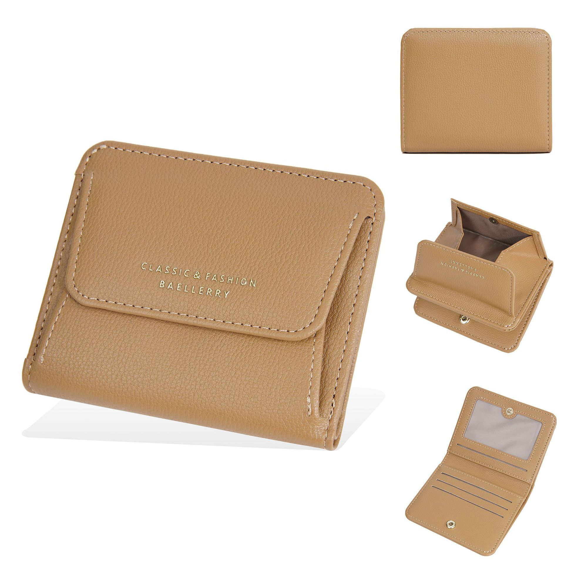 Short Wallet, Women's High-End Fashion Wallet, Women's Coin Purse, Mini Mallet